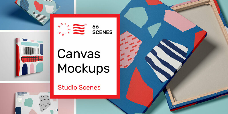 Canvas Mockups   Studio Scenes