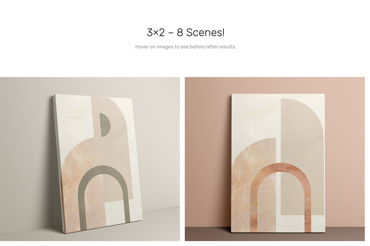 Canvas Mockups Studio Scenes Canvas Mockups Studio Scenes