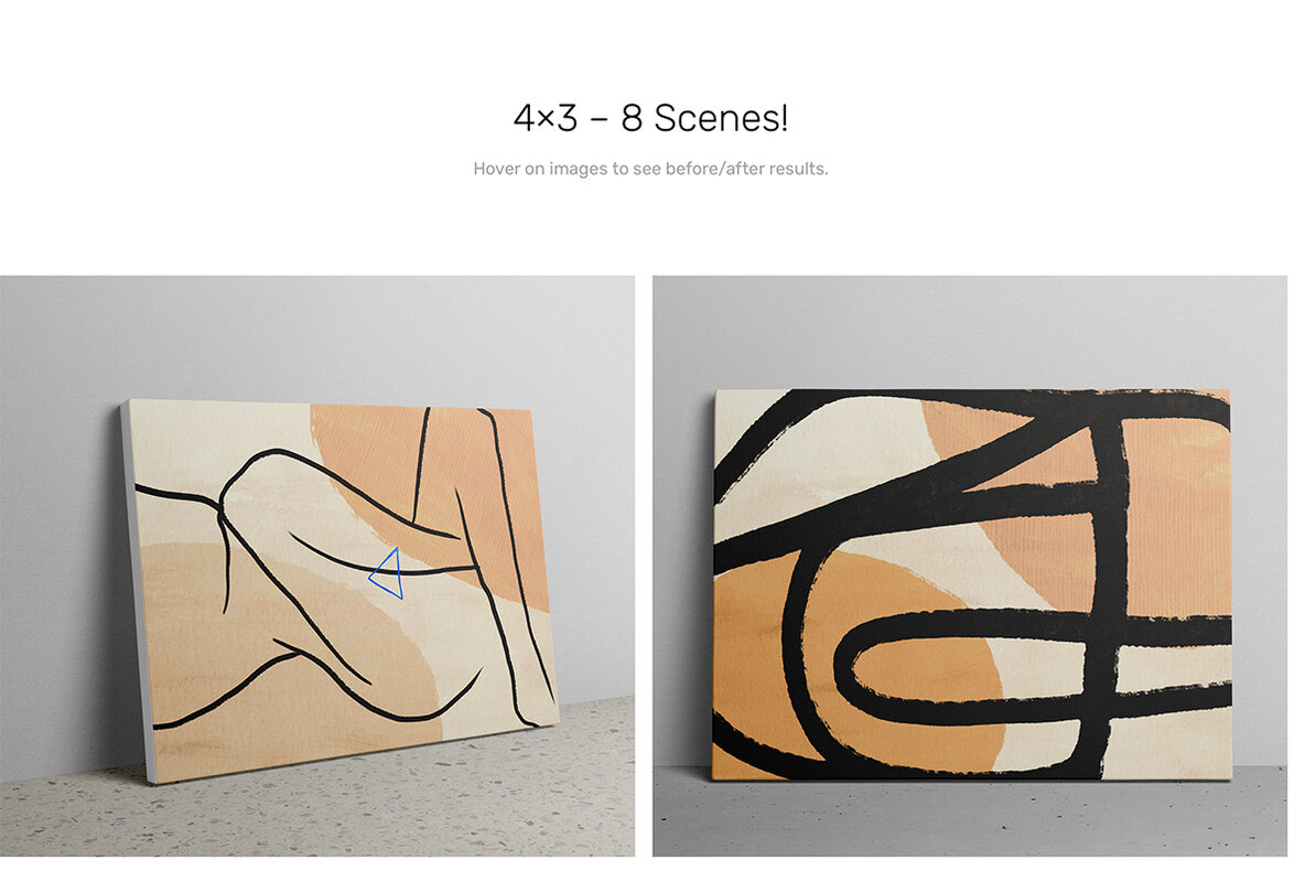 Canvas Mockups Studio Scenes Canvas Mockups Studio Scenes