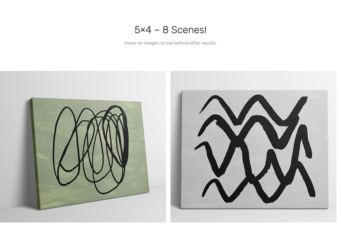 Canvas Mockups Studio Scenes Canvas Mockups Studio Scenes