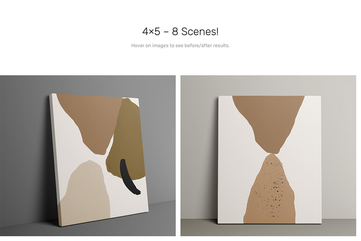 Canvas Mockups Studio Scenes Canvas Mockups Studio Scenes