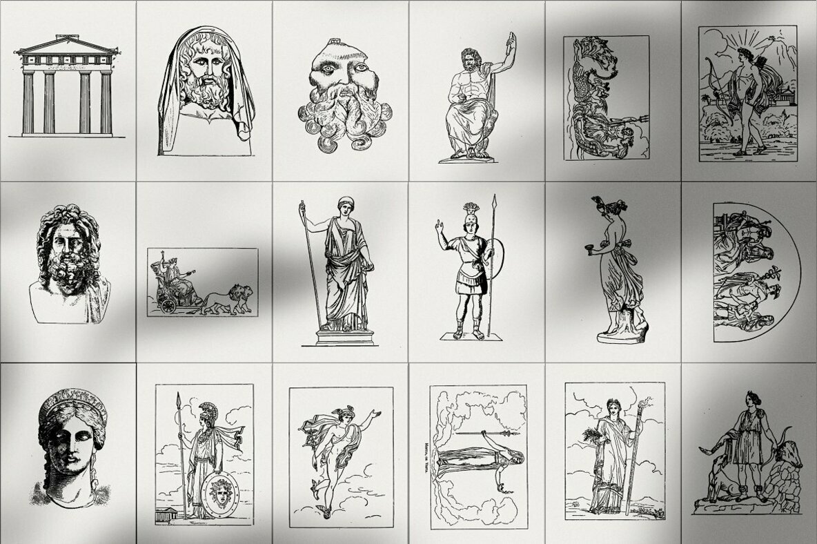 Ellenia Greek Mythology Set Ellenia Greek Mythology Set