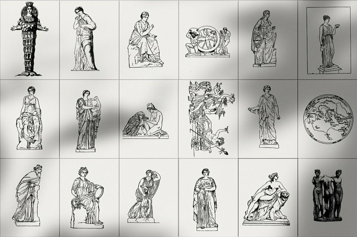 Ellenia Greek Mythology Set Ellenia Greek Mythology Set