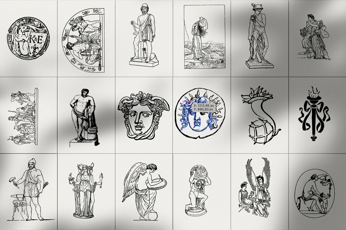 Ellenia Greek Mythology Set Ellenia Greek Mythology Set