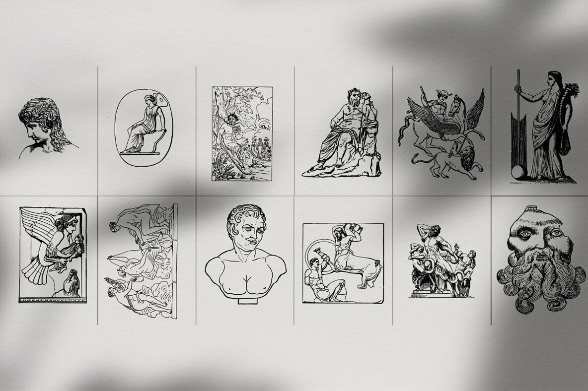 Ellenia Greek Mythology Set Ellenia Greek Mythology Set