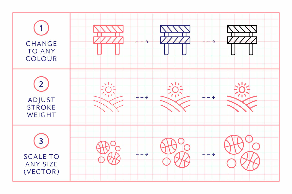 Mega Bundle Line Icons Vol 4 5