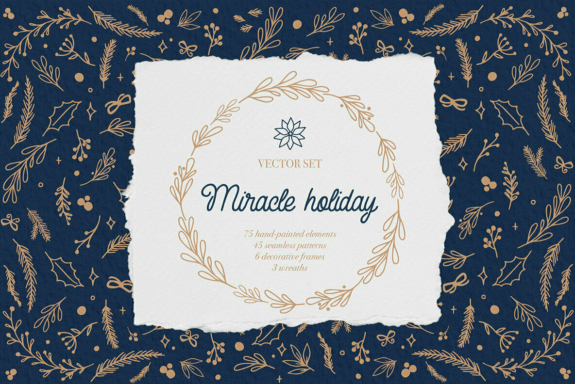 Miracle Holiday Vector Set Miracle Holiday Vector Set
