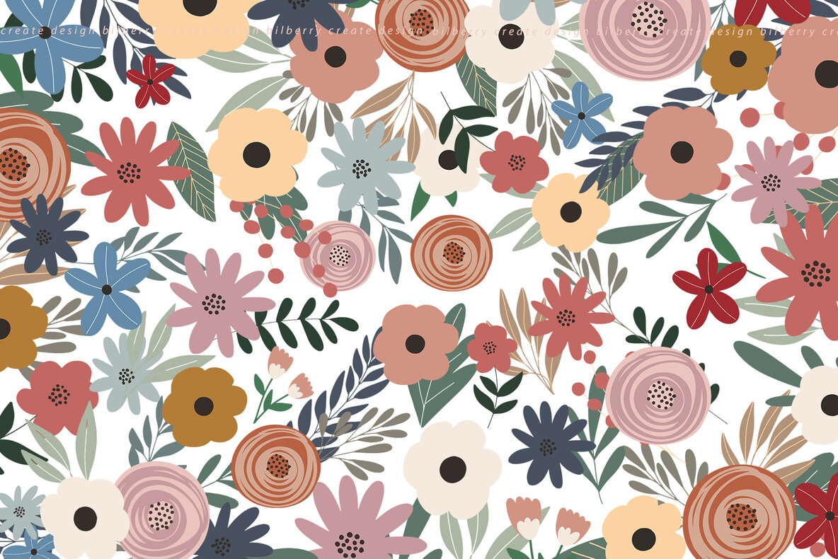 Christmas Flowers Art Set Christmas Flowers Art Set