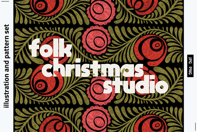 Christmas Fonts and Graphics for Canva