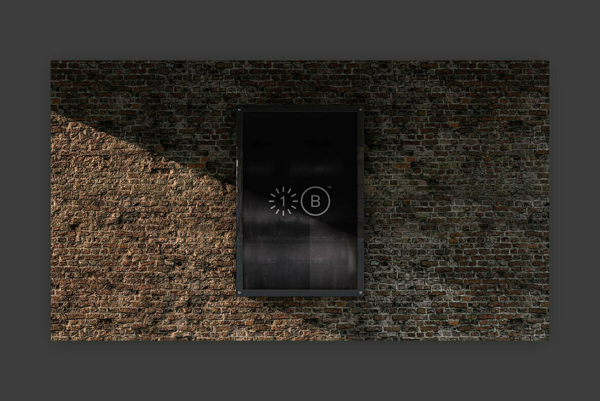 Brick Wall Billboard Mockup   No  005 2