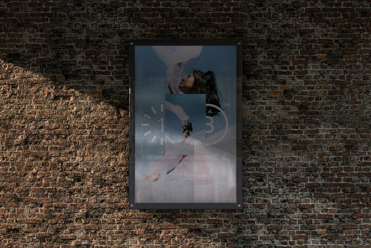 Brick Wall Billboard Mockup   No  005 4