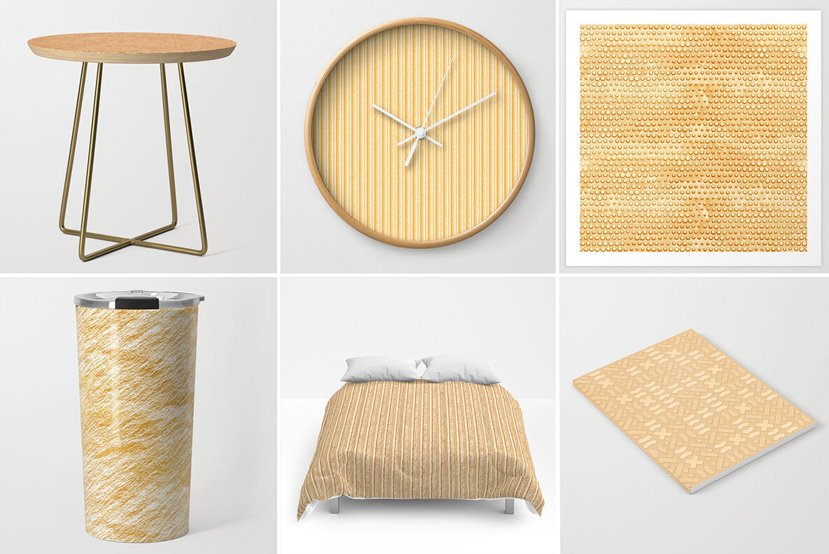 50 Gold Background Textures 14