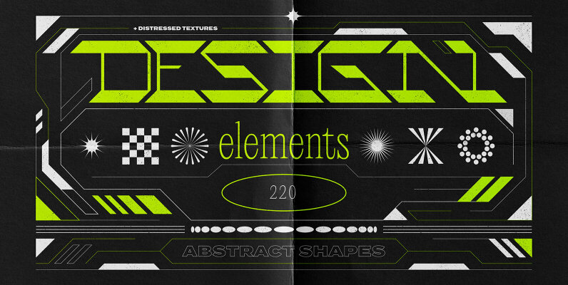 Abstract Design Elements Collection