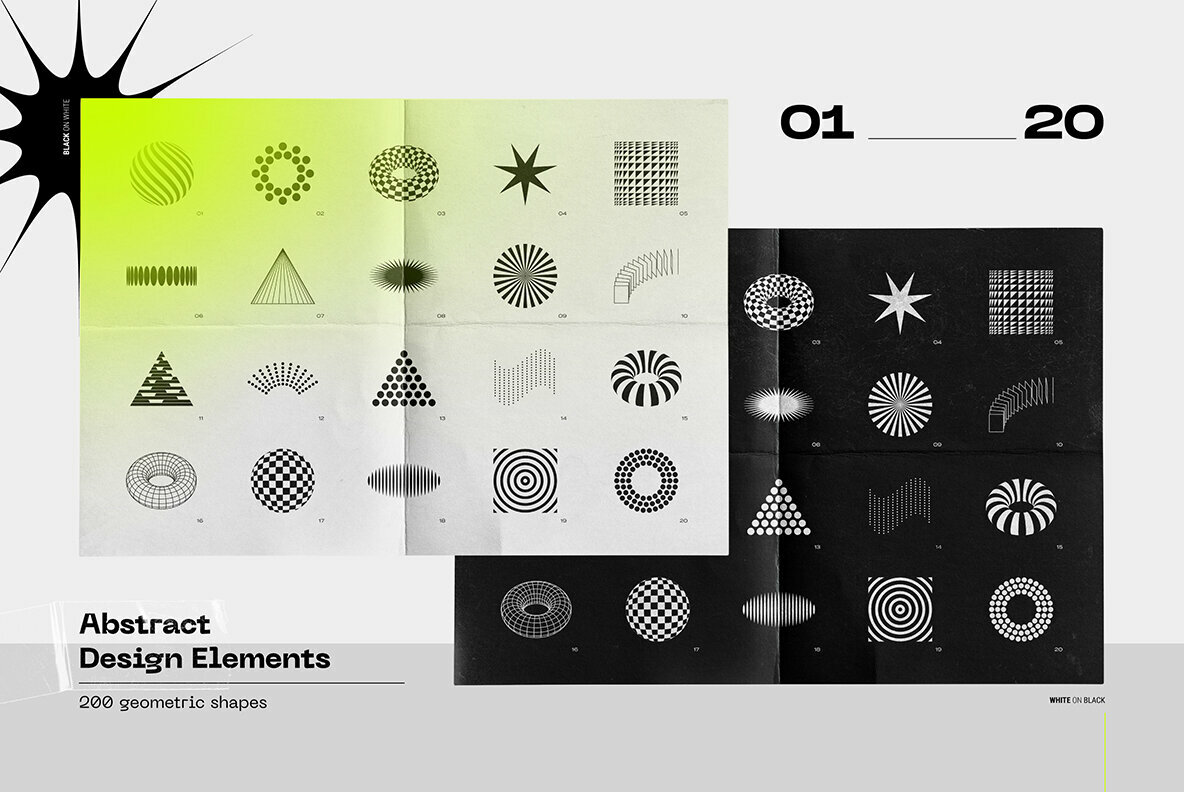 Abstract Design Elements Collection Abstract Design Elements Collection