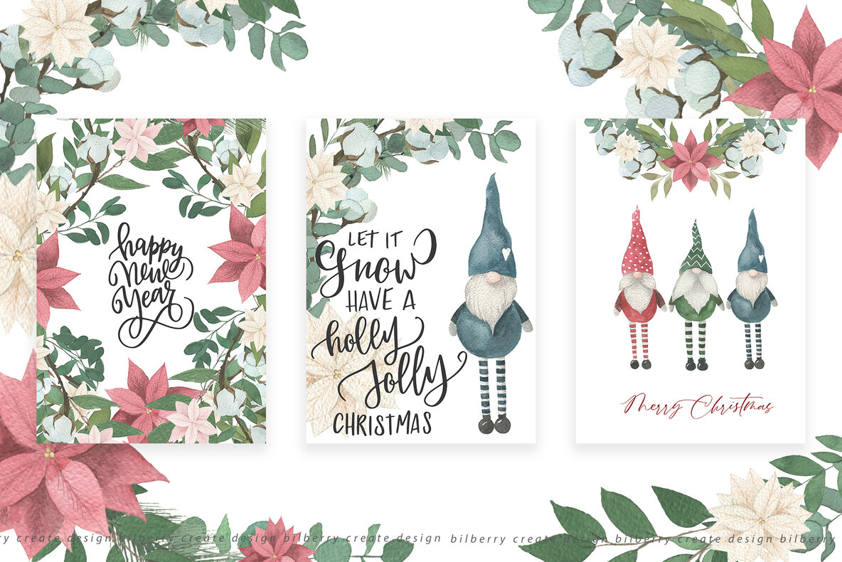 Christmas Gnomes Art Set Christmas Gnomes Art Set