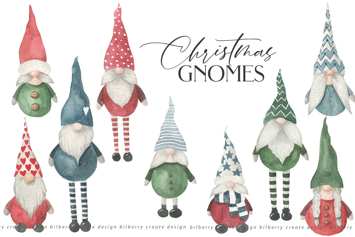 Christmas Gnomes Art Set Christmas Gnomes Art Set