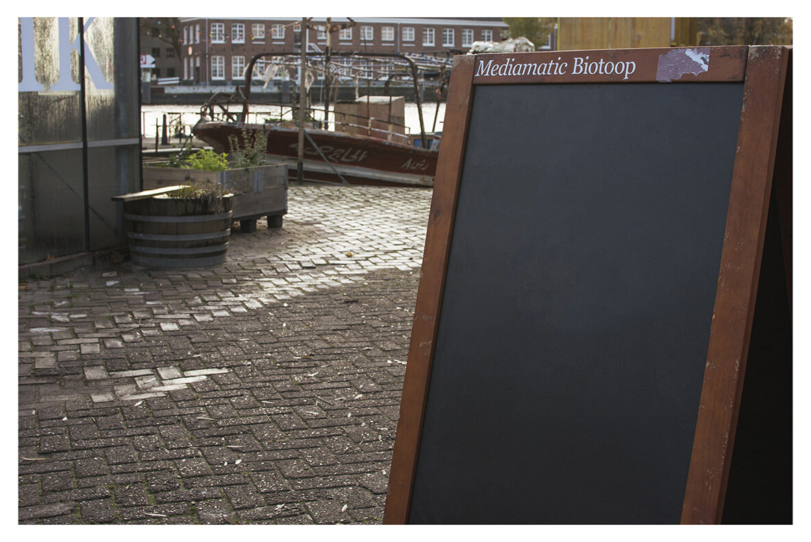 Amsterdam   Realistic Desk Sign Mockups 6