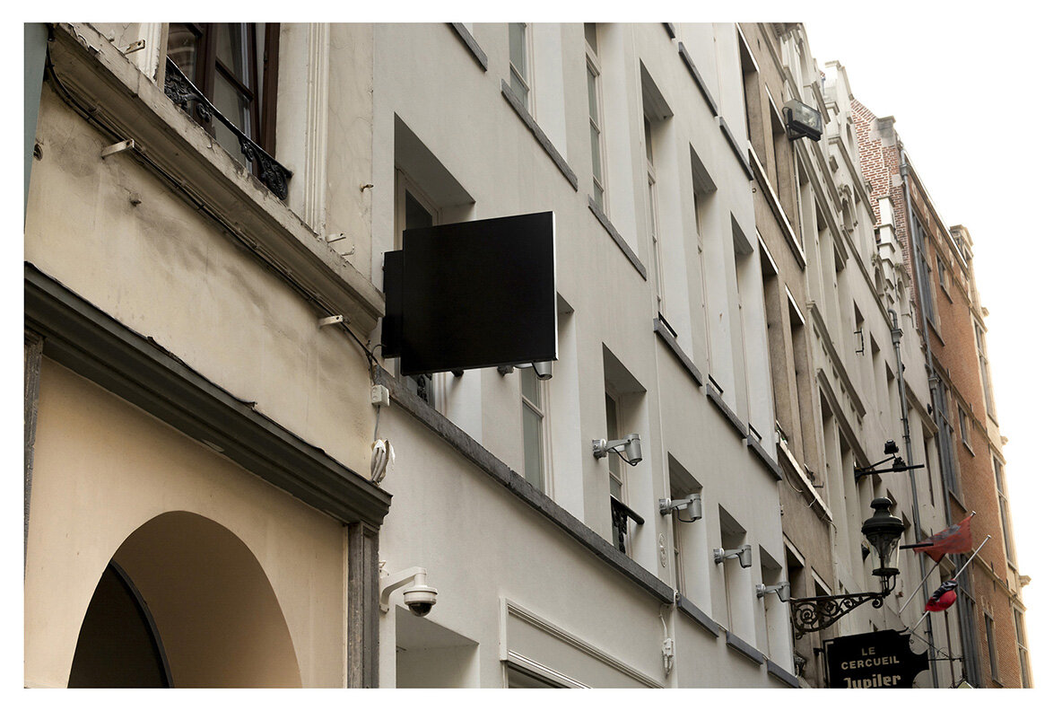 Amsterdam   Realistic Desk Sign Mockups 9