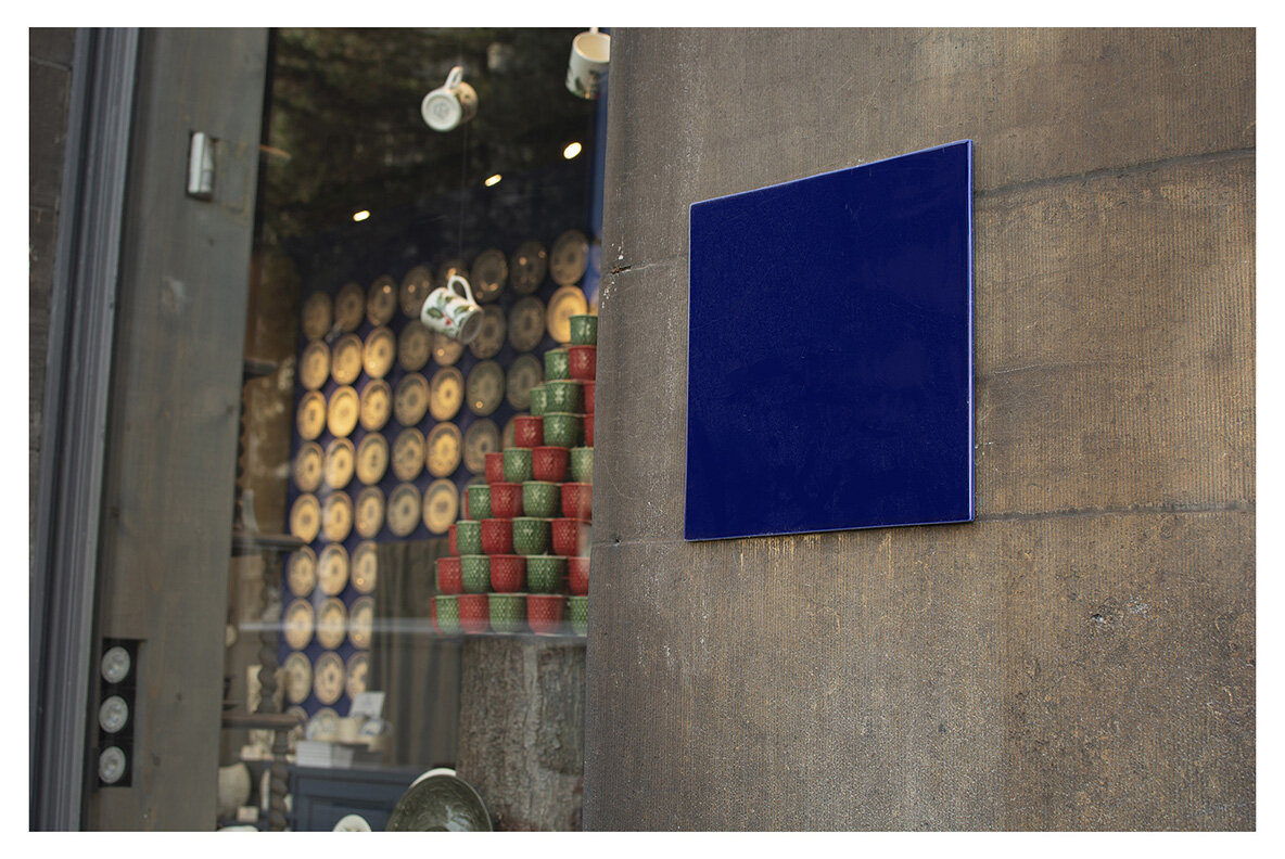 Amsterdam   Realistic Desk Sign Mockups 12