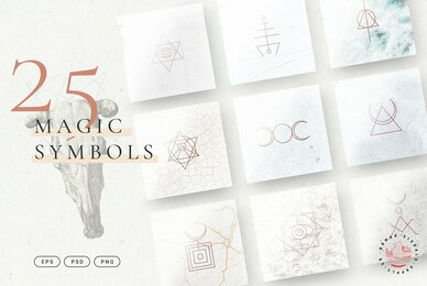 Minimalistic Magic Symbols