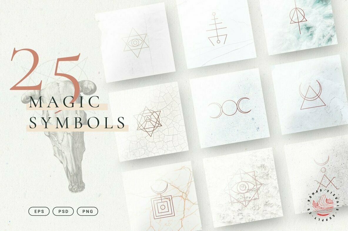 Minimalistic Magic Symbols Minimalistic Magic Symbols