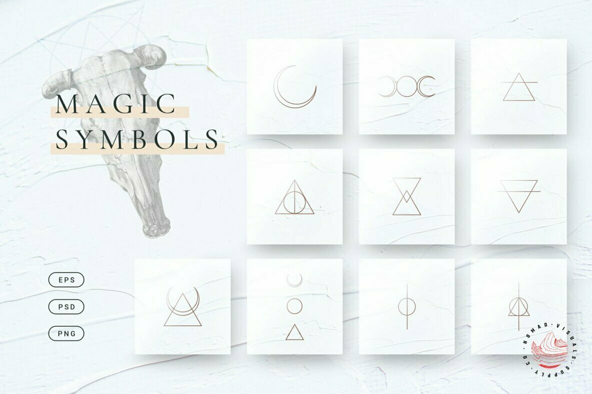 Minimalistic Magic Symbols Minimalistic Magic Symbols