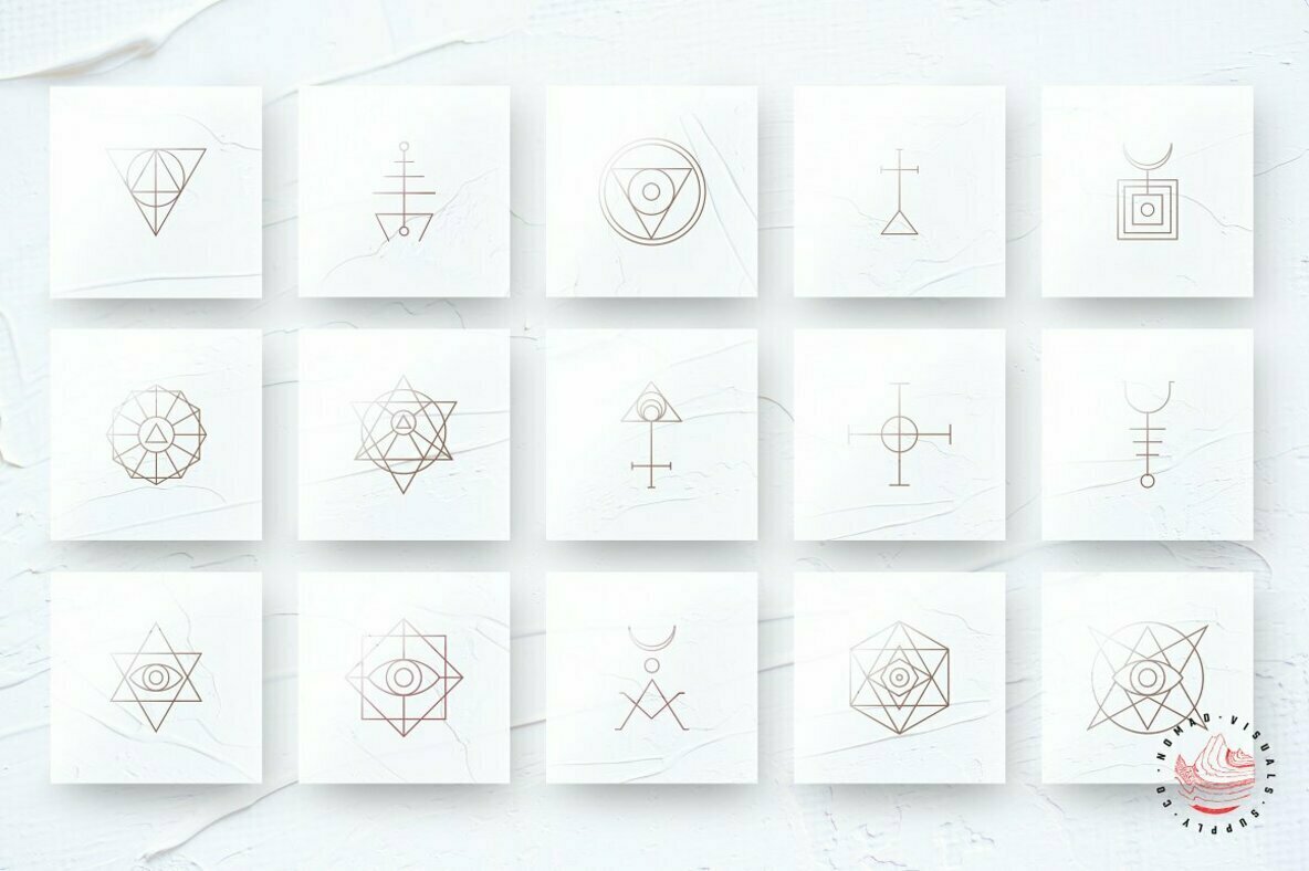Minimalistic Magic Symbols Minimalistic Magic Symbols