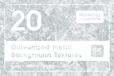 20 Galvanized Metal Background Textures