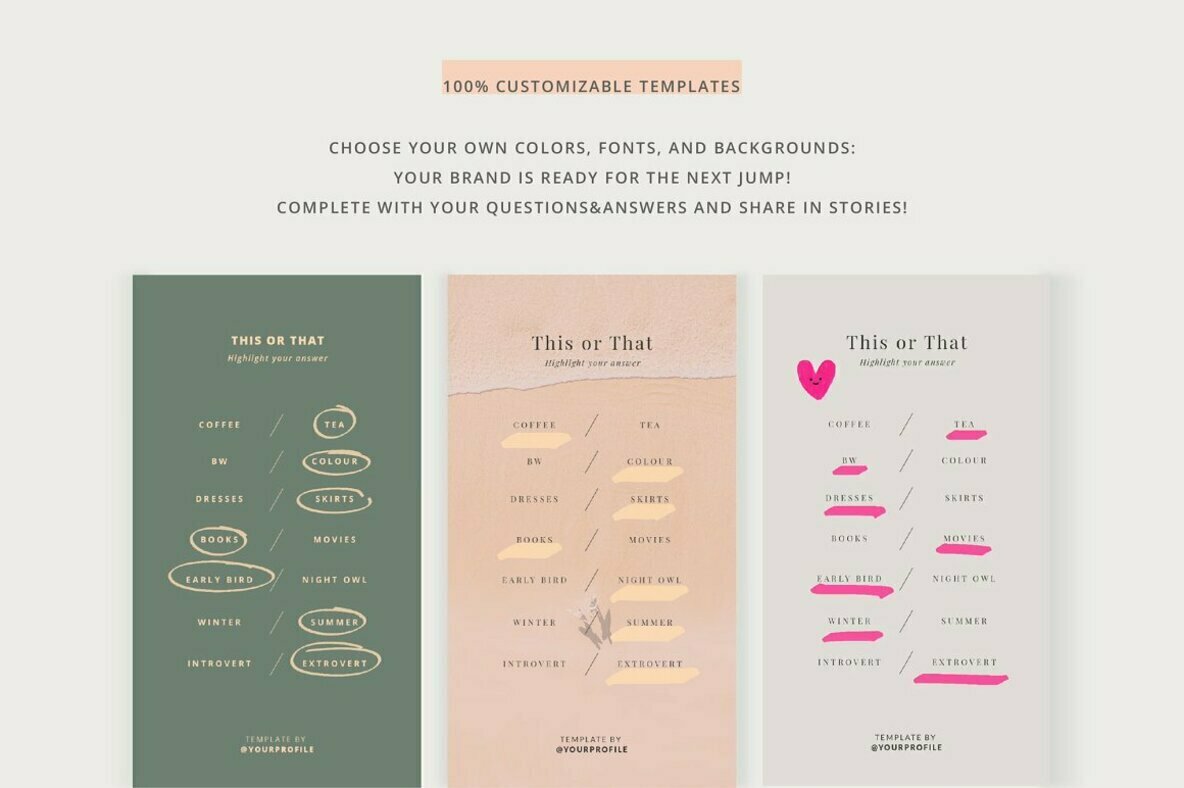 Q A Stories Templates 2