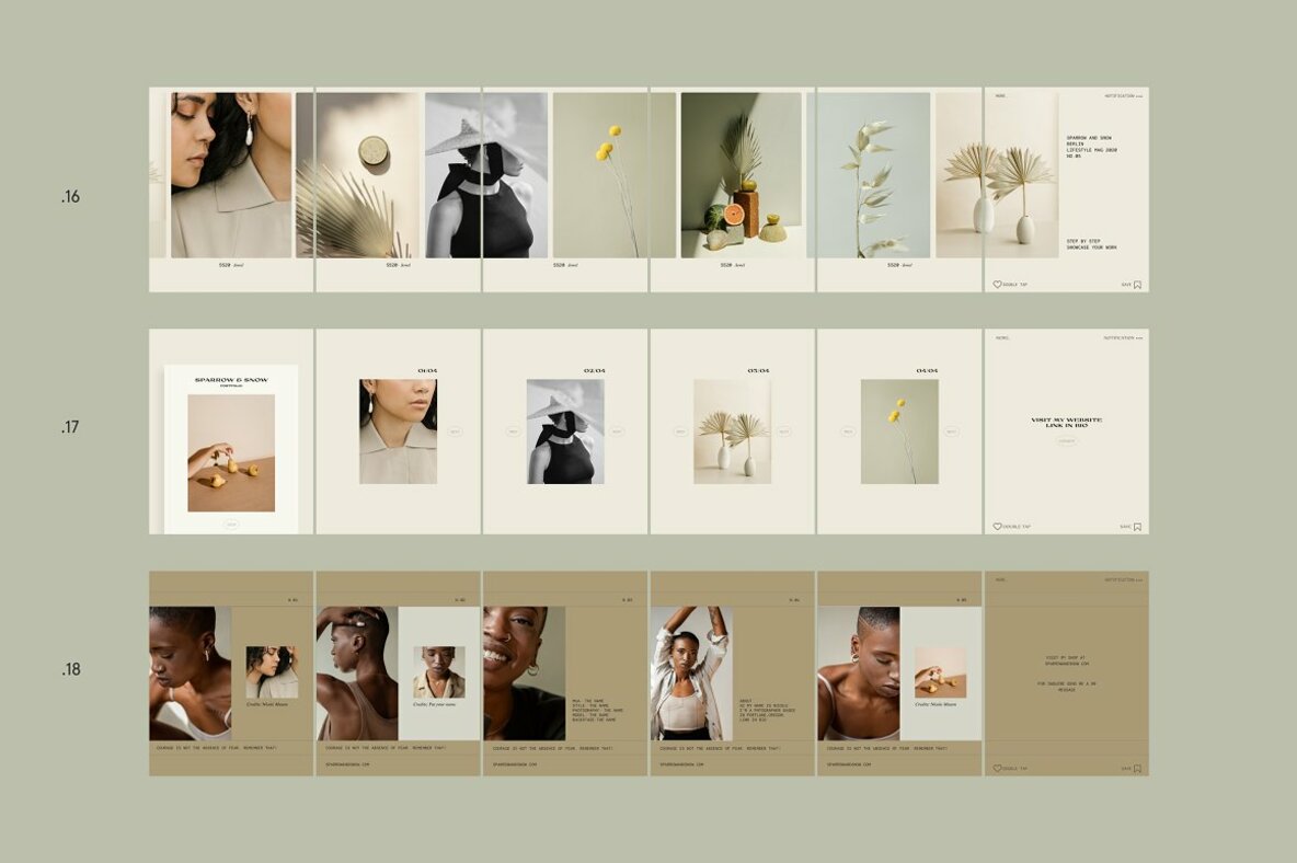 Sage Step by Step Carousel Templates 9