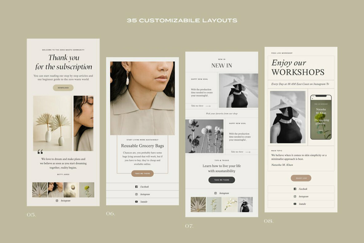 Sage Newsletter Templates 5