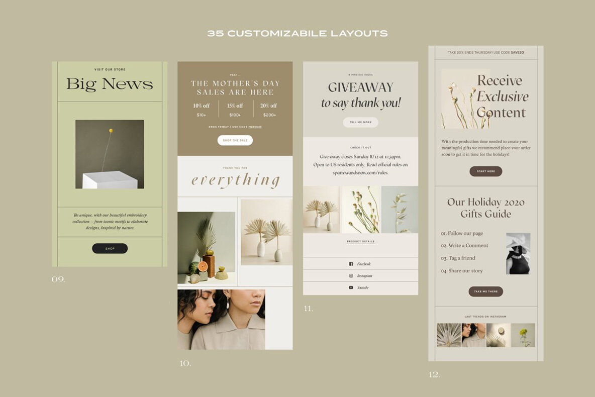 Sage Newsletter Templates 6