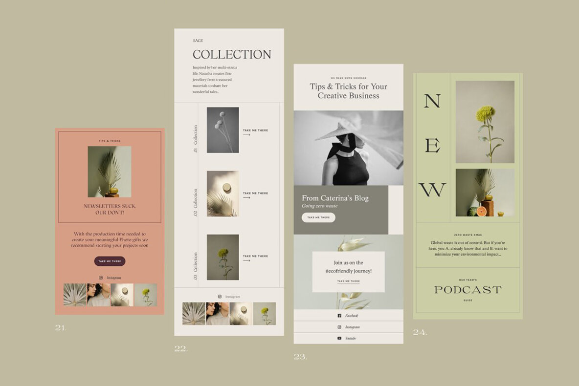 Sage Newsletter Templates 9