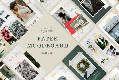 Paper Moodboard   Social Kit