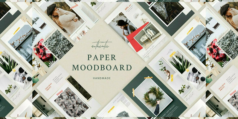 Paper Moodboard   Social Kit