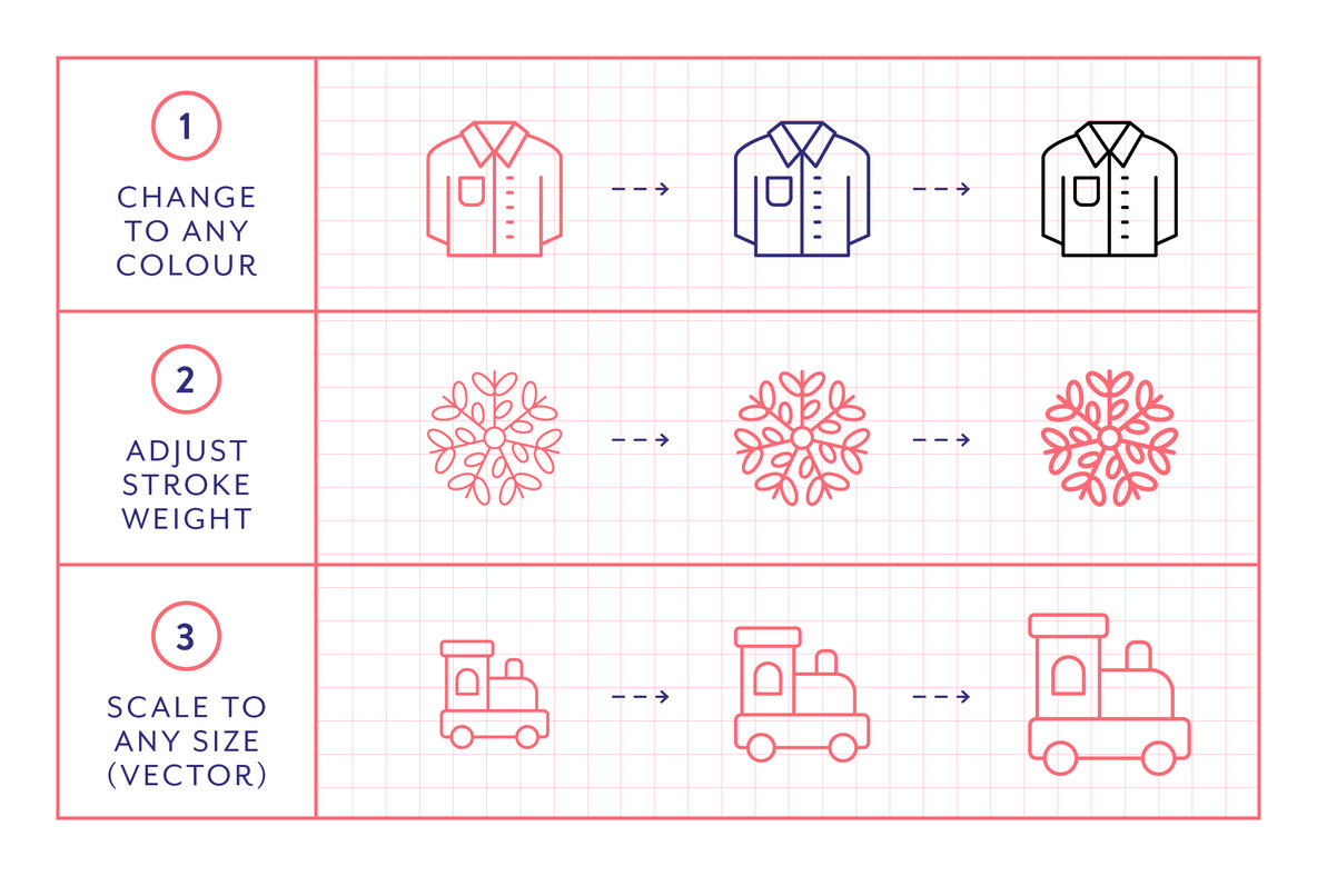 Mega Bundle Line Icons Vol 5 Mega Bundle Line Icons Vol 5
