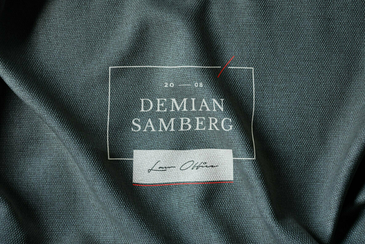 Fabric Print Logo Mockup Fabric Print Logo Mockup