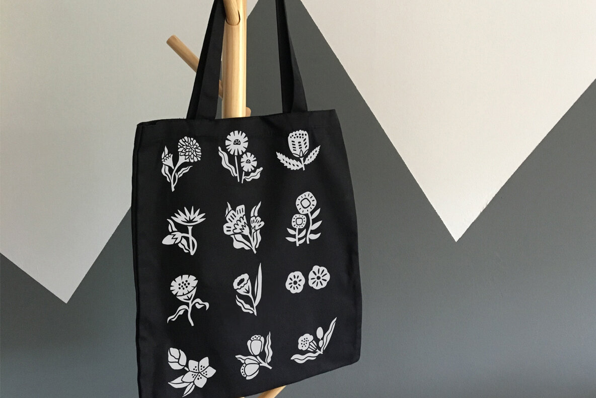 Botanical Linocut Vector Set V2 9