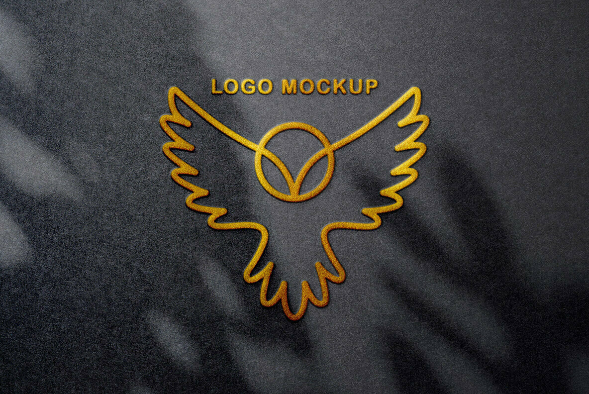 Foil Embossing Logo Mockups Foil Embossing Logo Mockups