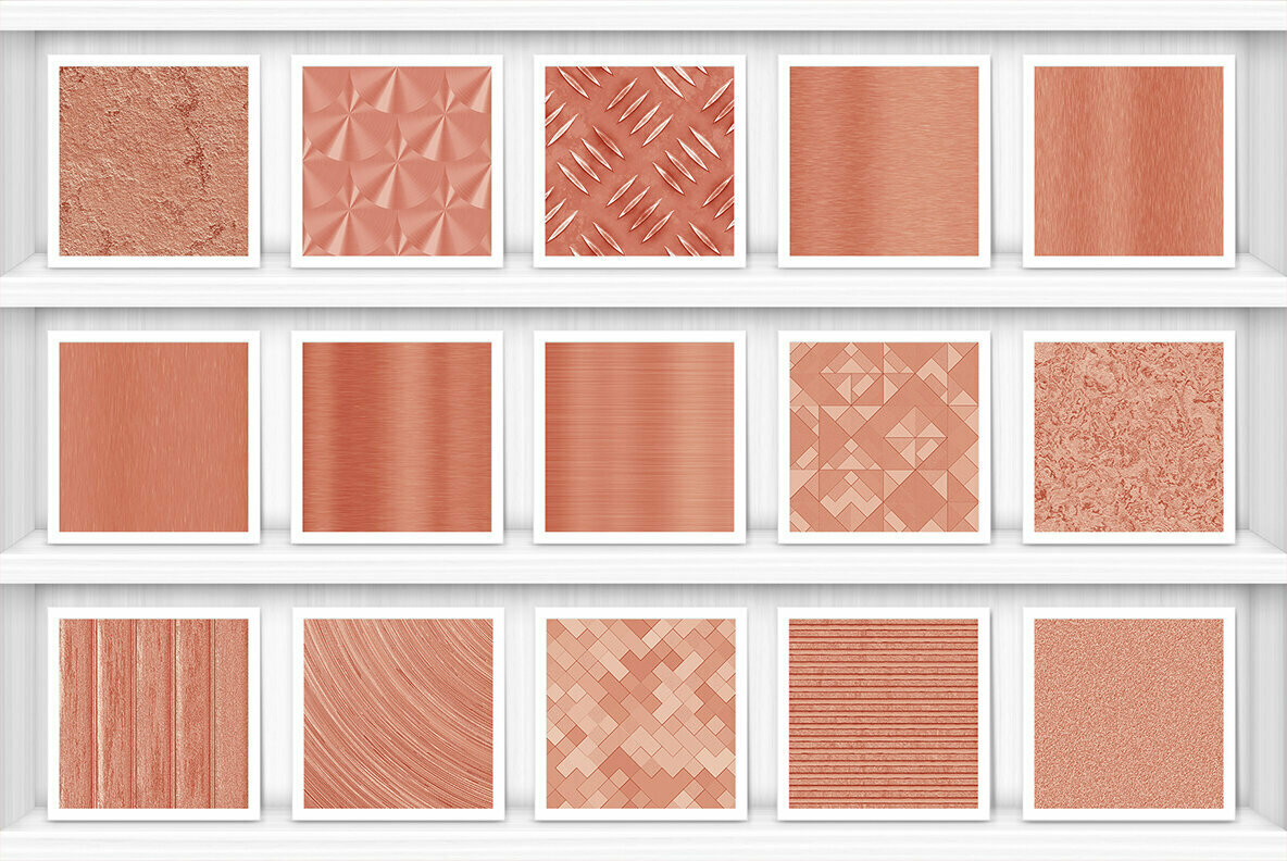 30 Copper Background Textures 3