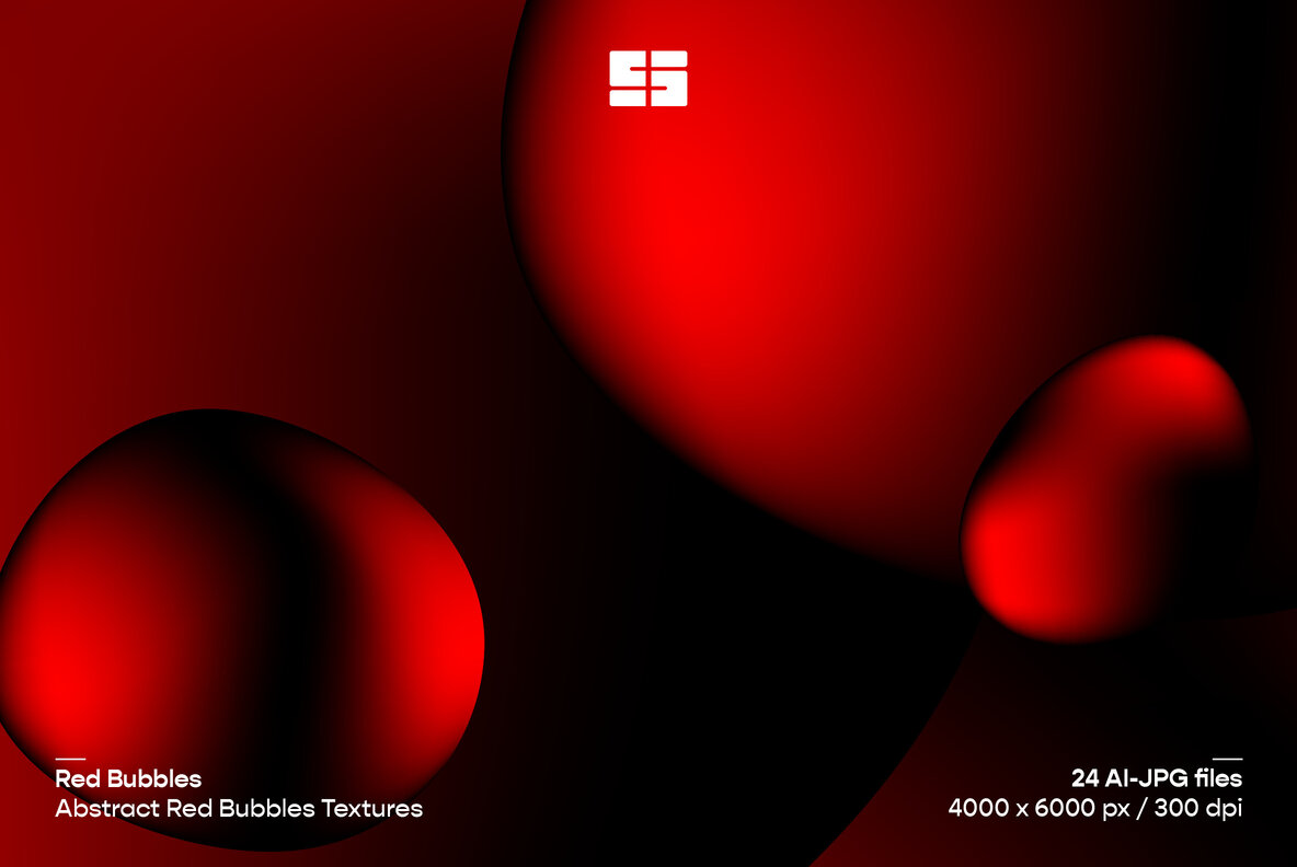 Red Bubbles 6