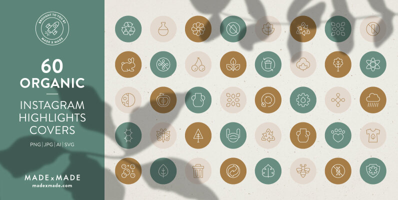 Organic     Instagram Highlight Covers