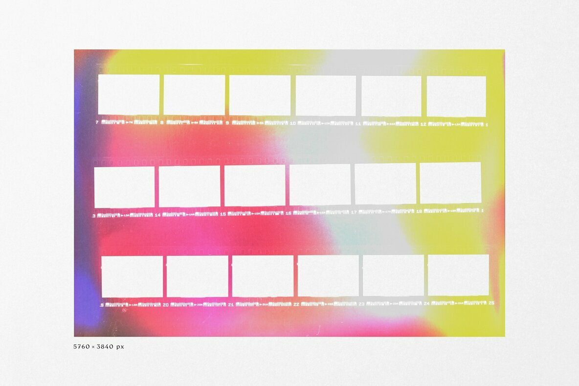 Gradient High Quality Film Frames Gradient High Quality Film Frames