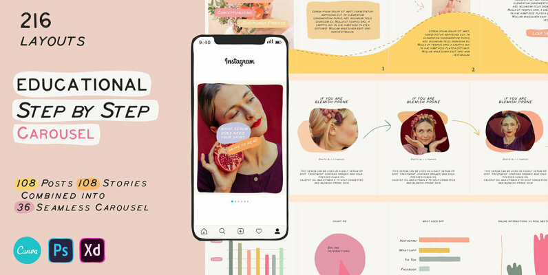 Educational Carousel Templates