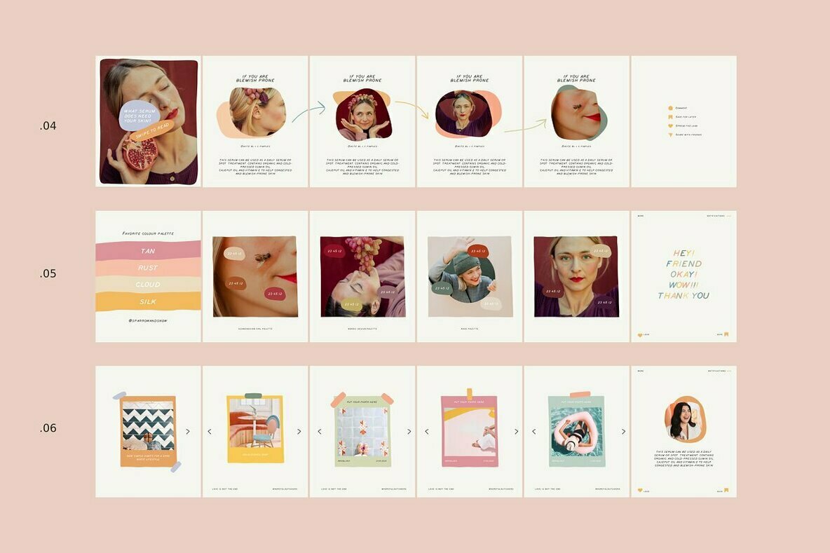 Educational Carousel Templates 3