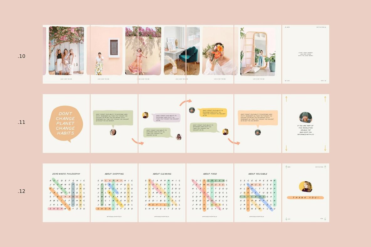 Educational Carousel Templates 6