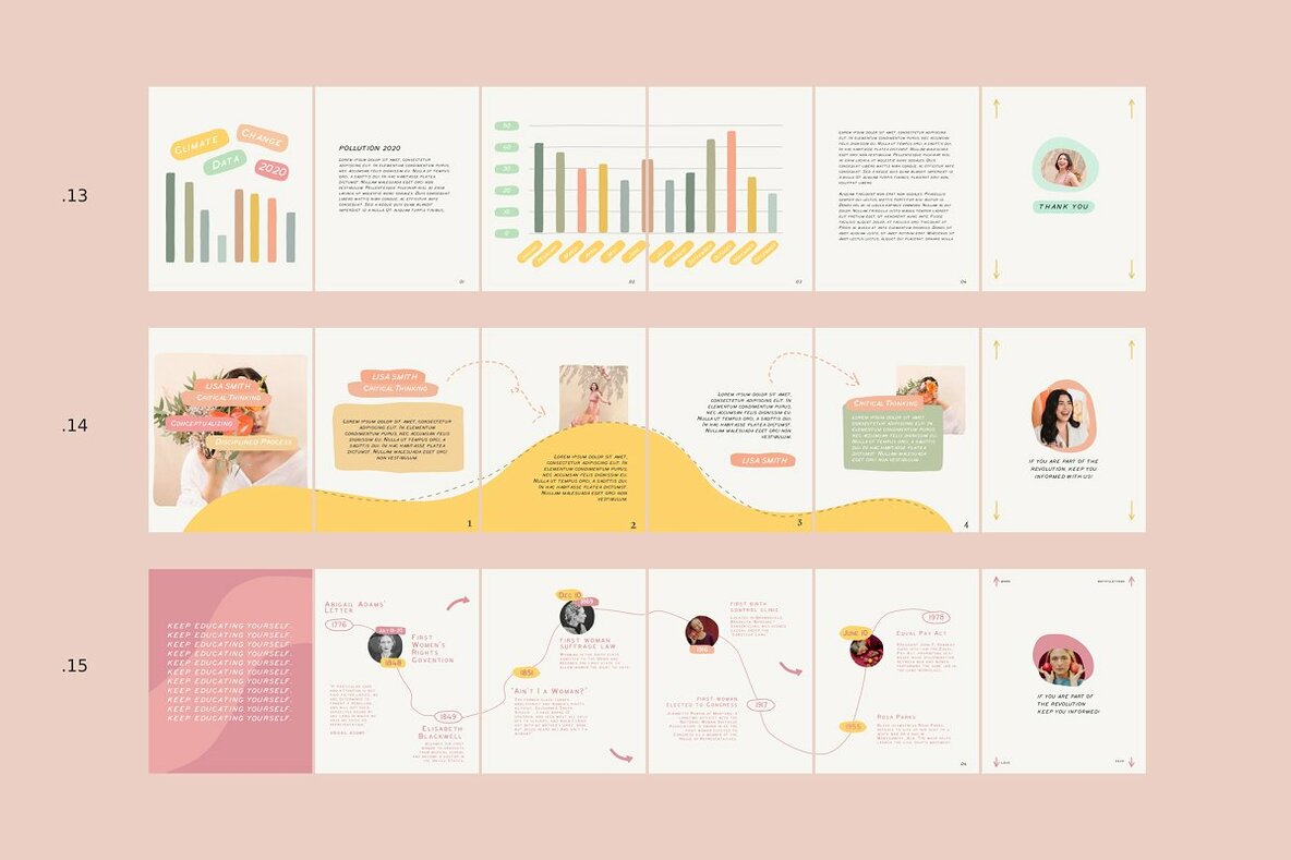 Educational Carousel Templates 8