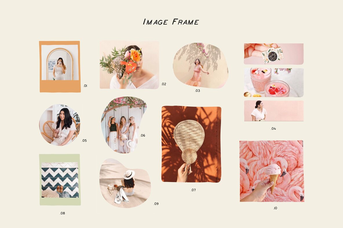 CANVA Elements Bubbles Arrows Frames 6