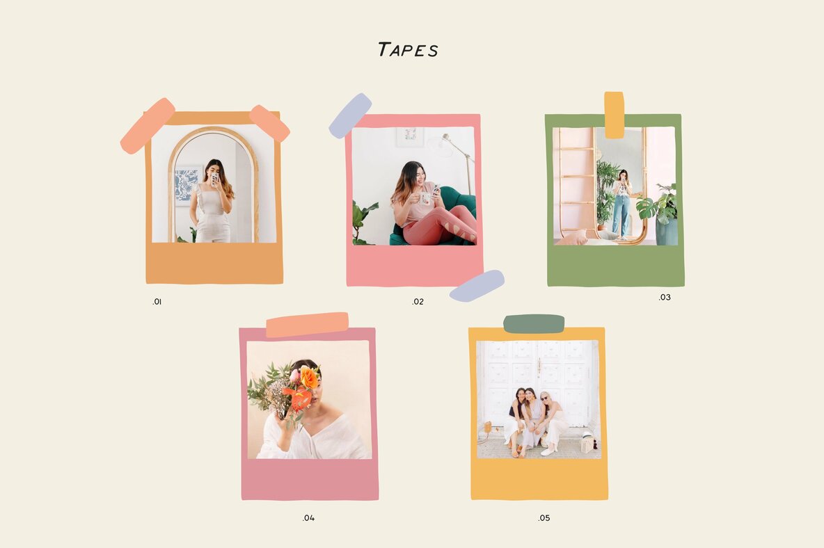 CANVA Elements Bubbles Arrows Frames 10