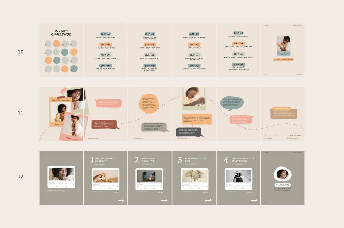 Coach Carousel Templates CANVA PS Coach Carousel Templates CANVA PS